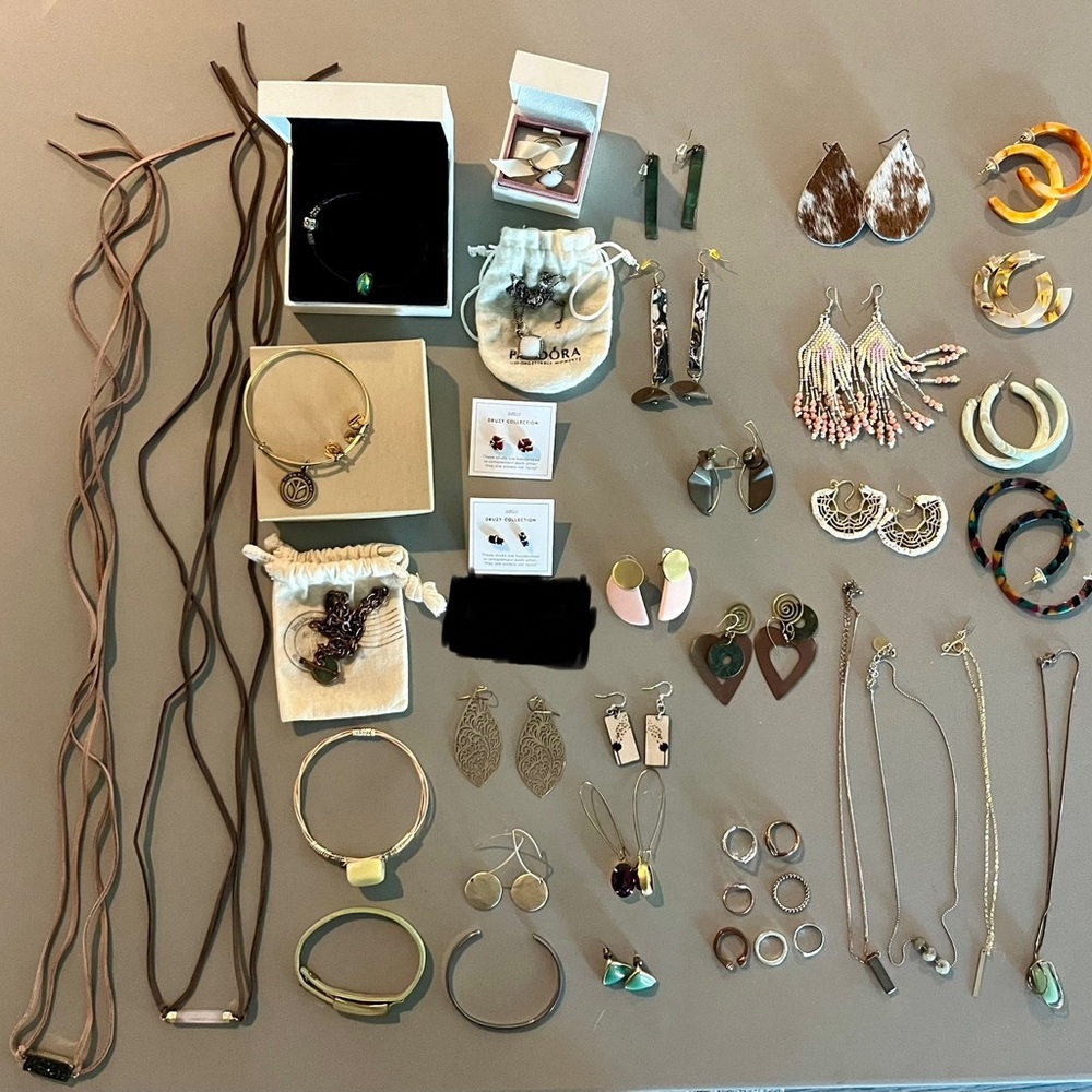 LOT OF JEWELRY! Pandora, Alex & Ani, Jax Kelly, Artist/Handmade, Misc.